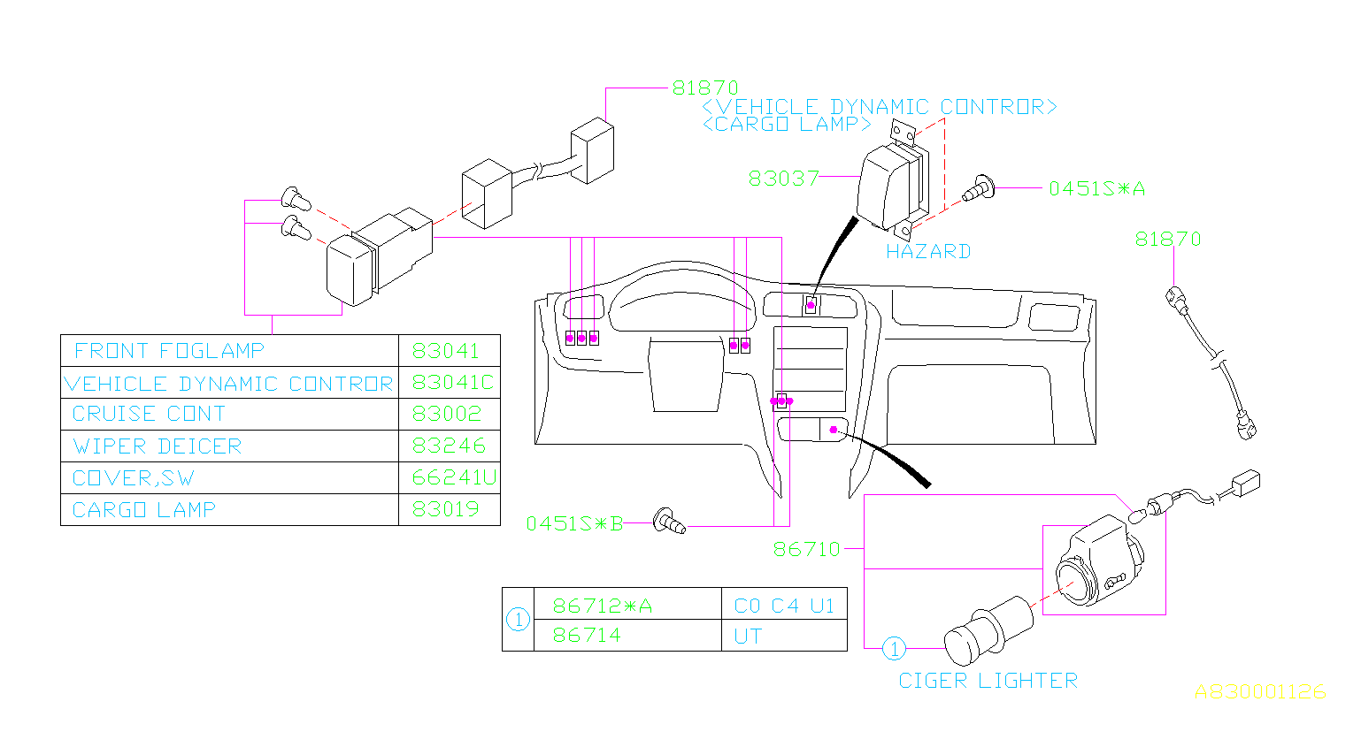 Download 2006 Subaru Impreza Cord Door Adapter. (Front). SWITCH ...